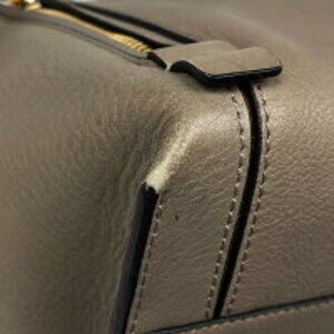 Chloe leather beige brown Shoulder Tote Bag Milo logo